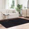 vidaXL Tapis Shaggy &agrave; poils longs NAVARRA noir 130x200 cm polyester