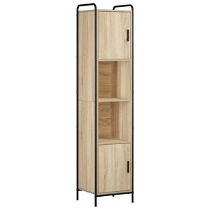 vidaXL Armoire de salle de bain Ch&ecirc;ne Sonoma 46 x 36 x 181 cm