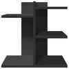 vidaXL Organisateur de bureau noir 42x21,5x42 cm bois d'ing&eacute;nierie