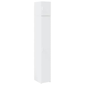 vidaXL Armoire de rangement mince blanc 30x42,5x225 cm