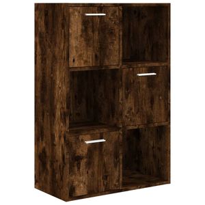 vidaXL Armoire de rangement Ch&ecirc;ne fum&eacute; 60x29,5x90 cm