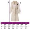 vidaXL Robe de bain sans capuche Beige s Flanelle