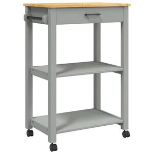 vidaXL Chariot de cuisine MONZA 60x40x88,5 cm bois massif de pin