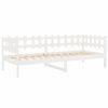 vidaXL Lit de jour sans matelas blanc 90x190 cm bois de pin massif
