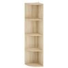 vidaXL &Eacute;tag&egrave;re d'angle 4 niveaux 31,5 x 31 x 130 cm Bois d'ing&eacute;nierie