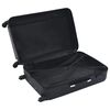 vidaXL Valise rigide 3 pcs Noir ABS