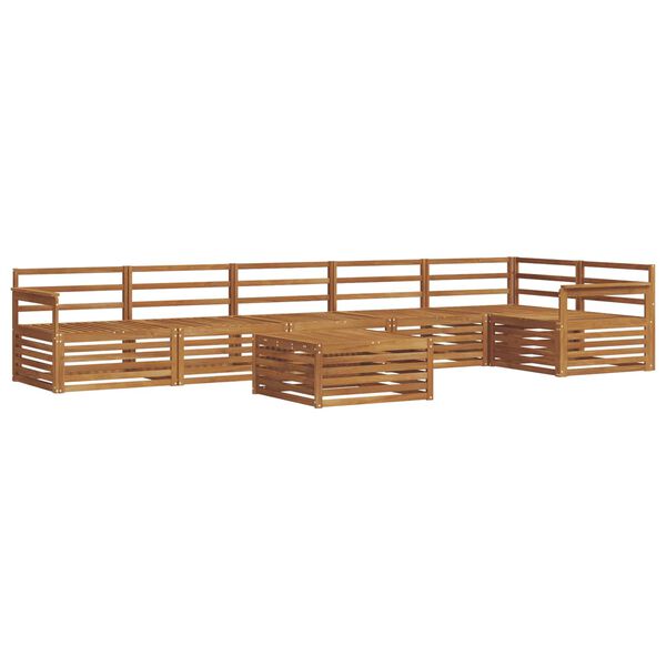 vidaXL Ensemble de canap&eacute;s d'ext&eacute;rieur 7 pcs Naturel