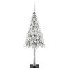 vidaXL Sapin de Noël avec 150 LED Blanc 120 cm PE et Acier
