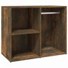 vidaXL Armoire de dressing Ch&ecirc;ne fum&eacute; 80x40x65 cm Bois d'ing&eacute;nierie