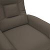 vidaXL Fauteuil de massage électrique Gris Similicuir
