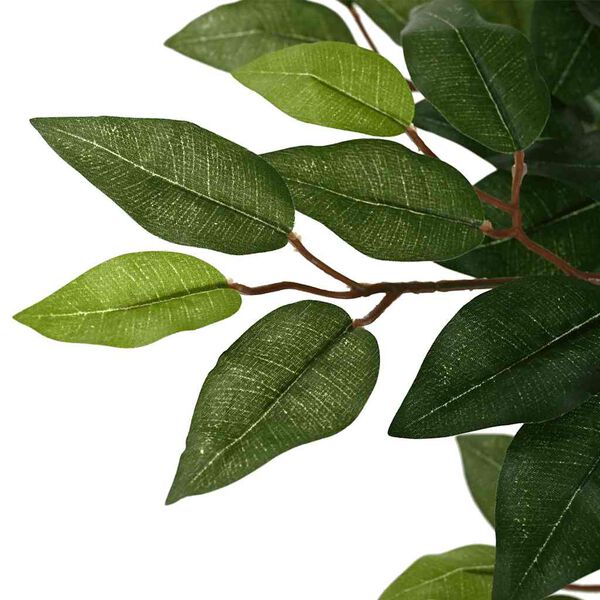 vidaXL Ficus artificiel 480 feuilles 130 cm vert