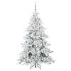 vidaXL Sapin de No&euml;l Artificiel &agrave; Branches Articul&eacute;es Blanc 180 cm