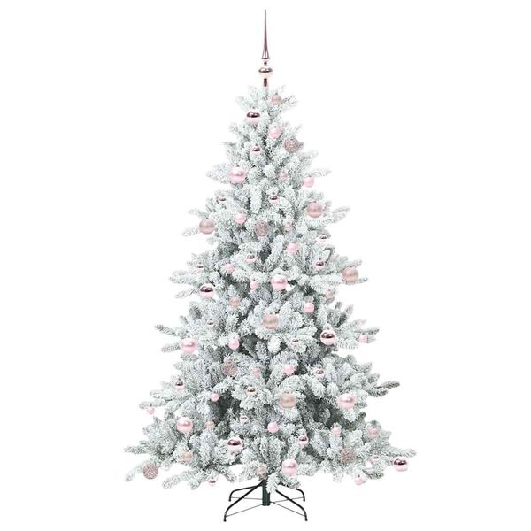 vidaXL Sapin de No&euml;l Artificiel &agrave; Branches Articul&eacute;es Blanc 180 cm