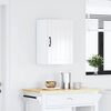 vidaXL Armoire murale de cuisine Lucca blanc brillant bois ing&eacute;nierie