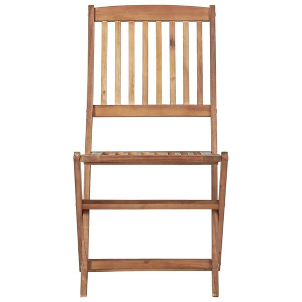 vidaXL Chaises pliables d'extérieur lot de 4 Bois d'acacia solide