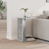 vidaXL Table d'appoint Gris b&eacute;ton 35 x 25 x 50 cm Bois d'ing&eacute;nierie