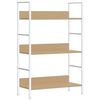 vidaXL Biblioth&egrave;que &agrave; 3 niveaux ch&ecirc;ne 60x27,6x90,5cm bois d'ing&eacute;nierie