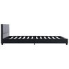 vidaXL Cadre de lit sans matelas noir similicuir 120x200 cm