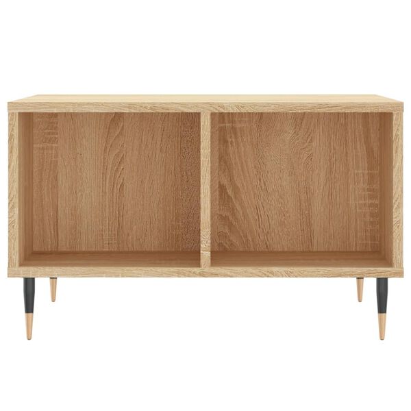 vidaXL Table basse Ch&ecirc;ne sonoma 60x50x36,5 cm Bois d'ing&eacute;nierie
