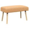 vidaXL banc Uni Beige 80 x 40 x 46 cm Boucl&eacute;