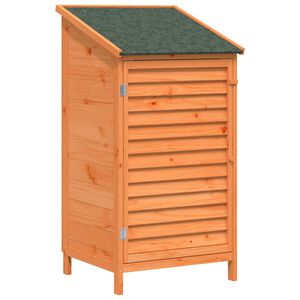 vidaXL Abri de jardin Marron 59 x 56 x 113,5 cm Bois de Sapin Massif