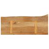 vidaXL Dessus de table à bord vivant 90x20x3,8 cm bois massif manguier