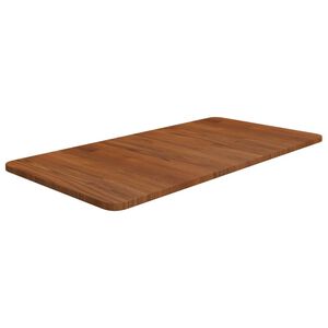 vidaXL Comptoir de salle de bain Marron fonc&eacute; 80x40x1,5 cm Bois trait&eacute;
