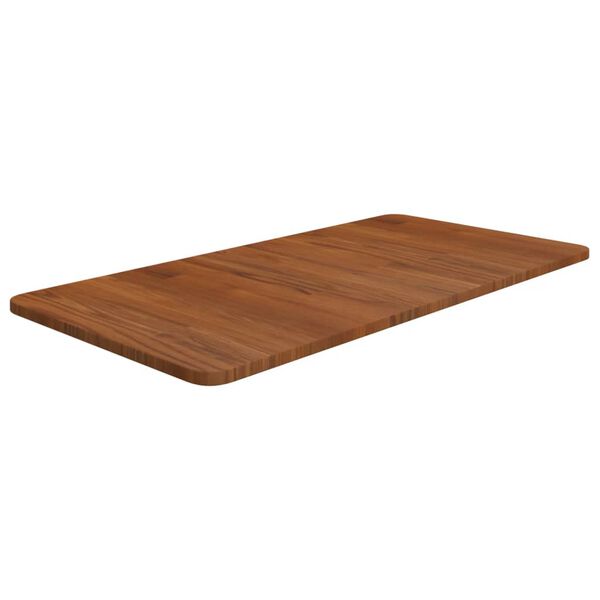 vidaXL Comptoir de salle de bain Marron fonc&eacute; 80x40x1,5 cm Bois trait&eacute;