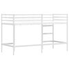 vidaXL Lit mezzanine pour enfants Blanc 74,5 x 190 cm Acier