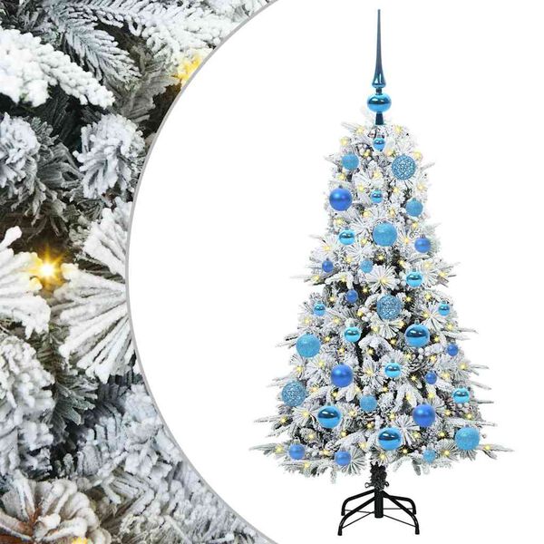 vidaXL Sapin de No&euml;l Artificiel &agrave; Branches Articul&eacute;es Blanc 120 cm