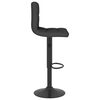 vidaXL Tabourets de bar lot de 2 noir tissu