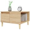 vidaXL Table basse ch&ecirc;ne sonoma 55x55x36,5 cm bois d'ing&eacute;nierie