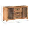 vidaXL Buffet 140x40x75 cm Bois de r&eacute;cup&eacute;ration solide