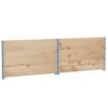 vidaXL Colliers de palette 3 pcs 100x100 cm bois de pin solide