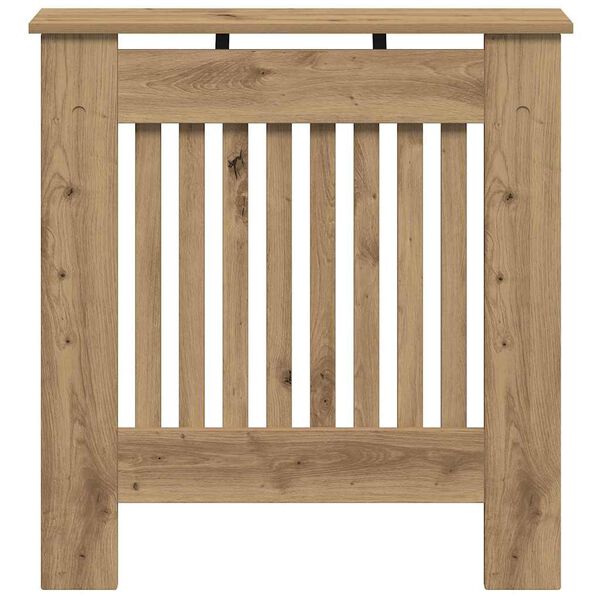 vidaXL Cache-Radiateur Ch&ecirc;ne artisanal 78 x 19 x 81,5 cm