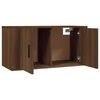 vidaXL Meuble TV mural Ch&ecirc;ne marron 80x34,5x40 cm