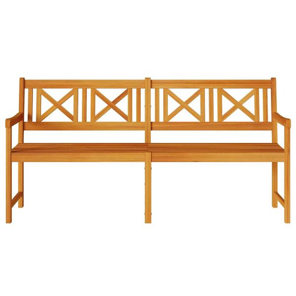 vidaXL Banc de jardin Marron 180 x 56 x 90 cm Bois d'acacia massif
