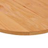 vidaXL Dessus de table 120x60x2 cm bois de chêne massif ovale