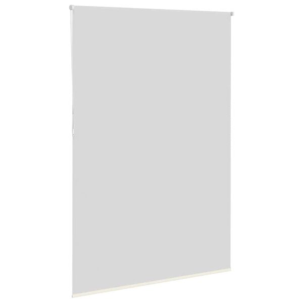 vidaXL Store enrouleur occultant blanc cass&eacute; 145x230 cm largeur tissu