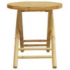 vidaXL Table de jardin pliable &Oslash;45x45 cm bambou