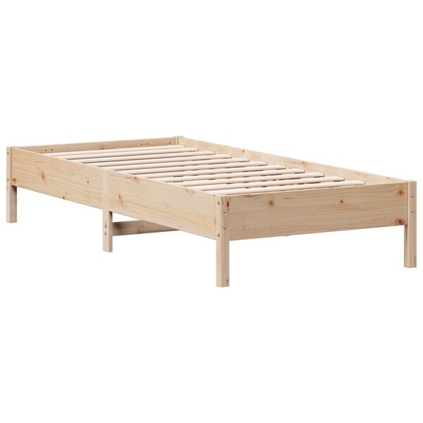 vidaXL Cadre de lit sans matelas 90x200 cm bois de pin massif