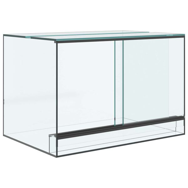vidaXL Terrarium avec stockage Transparent 60 x 40 x 40 cm Verre