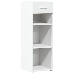 vidaXL Buffet blanc 30x42,5x93 cm bois d'ing&eacute;nierie