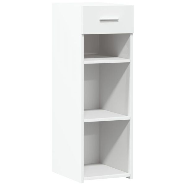 vidaXL Buffet blanc 30x42,5x93 cm bois d'ing&eacute;nierie