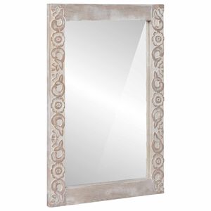 vidaXL Miroir de salle de bain Rectangulaire Blanc 70 x 50 x 2,5 cm