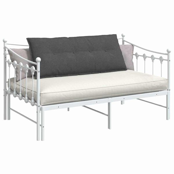 vidaXL Coussin de Dos Gris fonc&eacute; 120 x 50 cm Tissu en velours c&ocirc;tel&eacute;