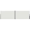 vidaXL Auvent latéral rétractable 180x600 cm Crème