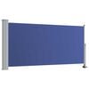 vidaXL Auvent lat&eacute;ral r&eacute;tractable de patio 120x300 cm Bleu