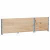 vidaXL Colliers de palette 2 pcs 100x50 cm bois de pin solide