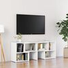 vidaXL Meuble TV Blanc 104x30x52 cm Bois d’ingénierie